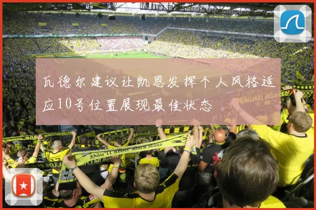 瓦德尔建议让凯恩发挥个人风格适应10号位置展现最佳状态