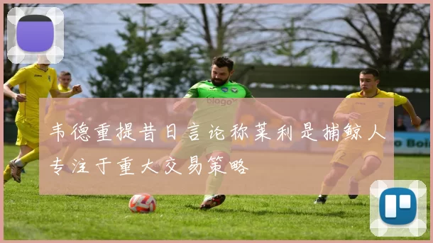 韦德重提昔日言论称莱利是捕鲸人专注于重大交易策略